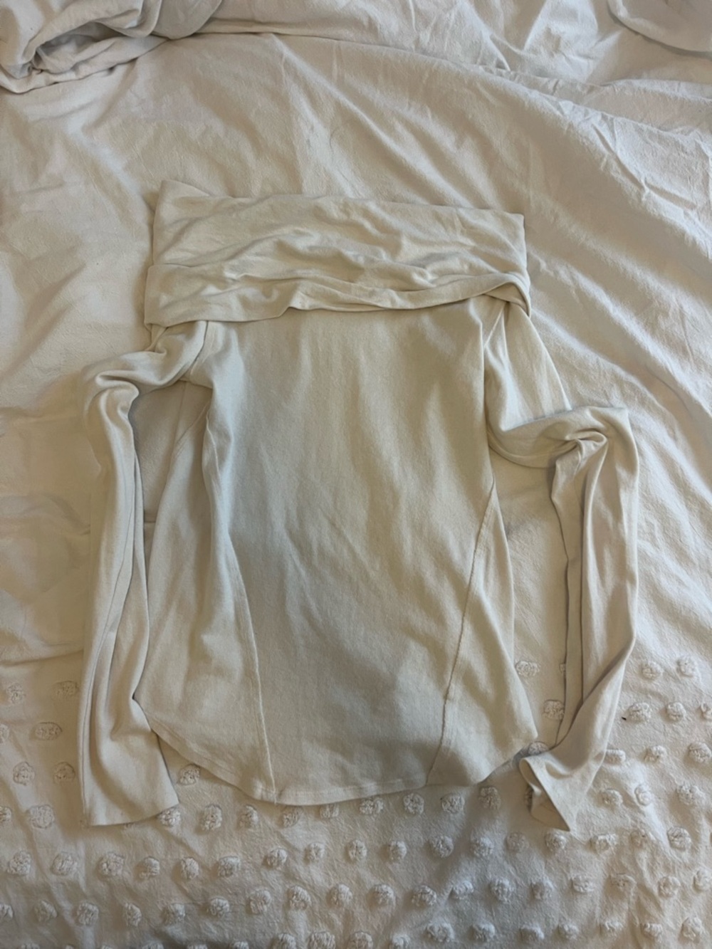 We The Free Cream Off-Shoulder Shirt
